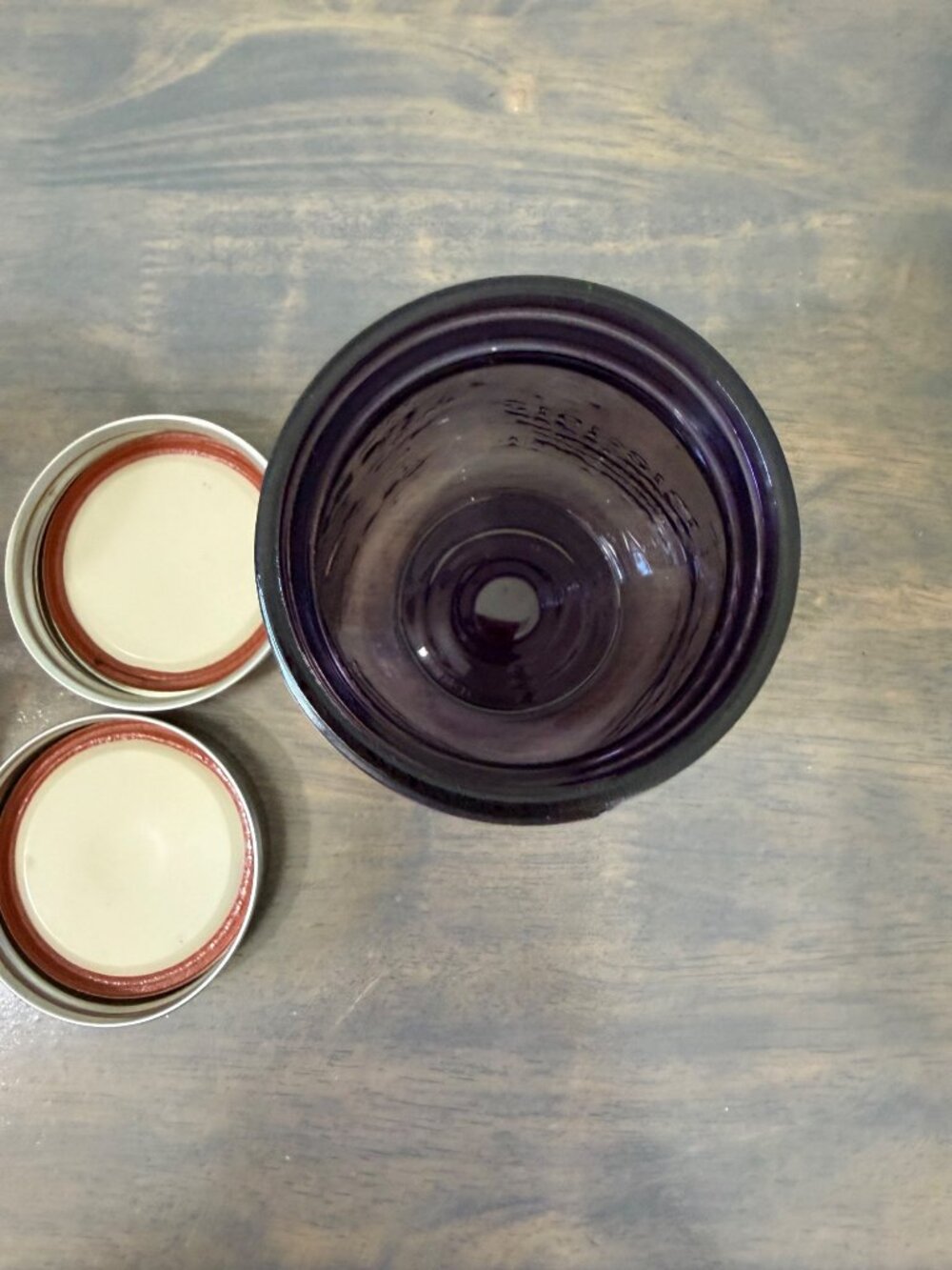 2 Ball Mason Jar Purple Improved 16 oz Jars With Lids American Heritage Collecti - Picture 7 of 10